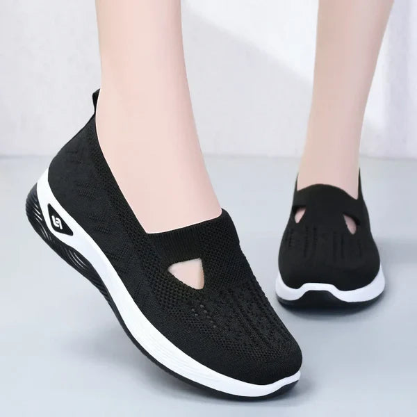 Women Breathable Orthopedic Woven Soft Sole Shoes