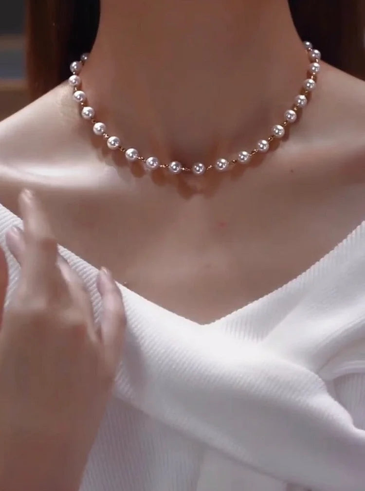 Women's Fashion Pearl Necklace