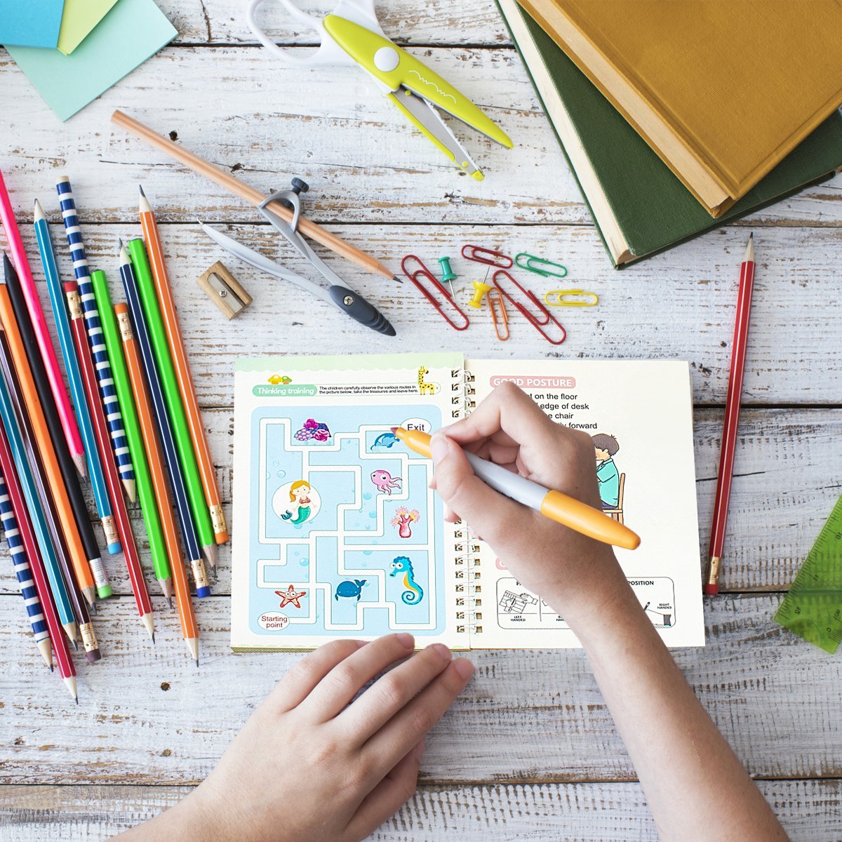 Kids' Pen Control Training Book