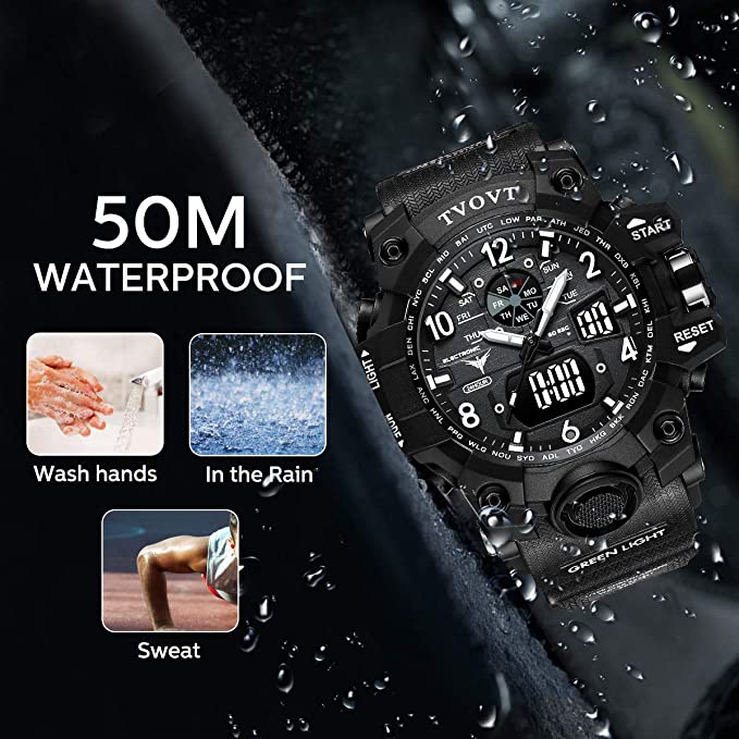 Men's TVOVT Waterproof Sport Watch