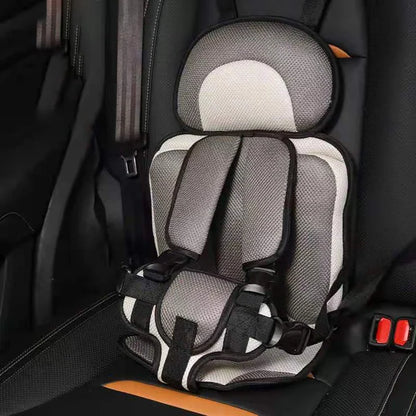 Portable Child Protection Car Seat [Grey Colour]