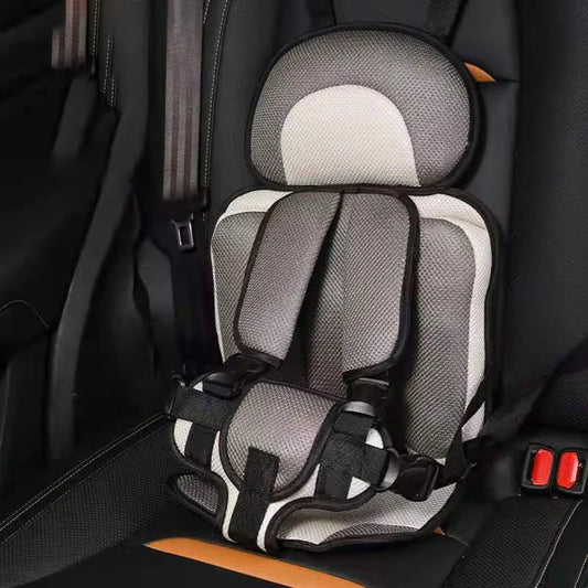 Portable Child Protection Car Seat [Grey Colour]