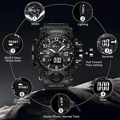 Men's TVOVT Waterproof Sport Watch